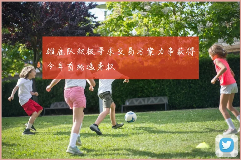 雄鹿队积极寻求交易方案力争获得今年首轮选秀权